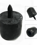 Heavy Duty Hood Buffer Block Bumper Fits Jeep Compass 2011 To 2017 ABS Stop Cushion Pad Kit Replacement Support Rubber Front End Part for Smooth Closing black ABS hood stop cushion with screw