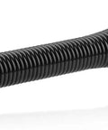 Six Pack Black Spring Door Stops For Home Use, heavy duty metal door holder with rubber tip, prevents slams, easy install