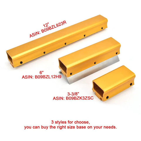 Various sizes of Six Inch Jointer Planer Blade Sharpener Aluminum Woodworking Knife Sharpening Jig on display.