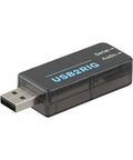 Compact USB Ham Radio Audio Interface With PTT Control For Yaesu And ICOM, Audio2RIG Connector, angled view