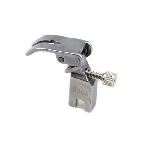 Pro-Grade Presser Foot For Industrial Lockstitch Sewing, Easy To Use And Durable Metal Foot, P952 Quilting Feed Walking Foot Fits Most Industrial Machines, Heavy-Duty Sewing Accessory For Professional Craft Projects, silver metal presser foot
