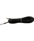 Rugged Stainless Steel Temperature Probe Sensor With 10 Meter Waterproof Cable For Remote Monitoring Gear In Large Industrial Spaces Refrigeration Units Telecom Rooms And Enclosures, coiled cable