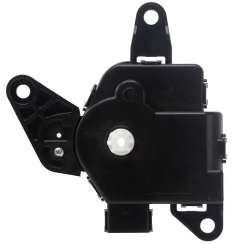Left Driver Side HVAC Blend Door Actuator for 2015 To 2019 Kia Soul, black housing design with actuator gear.