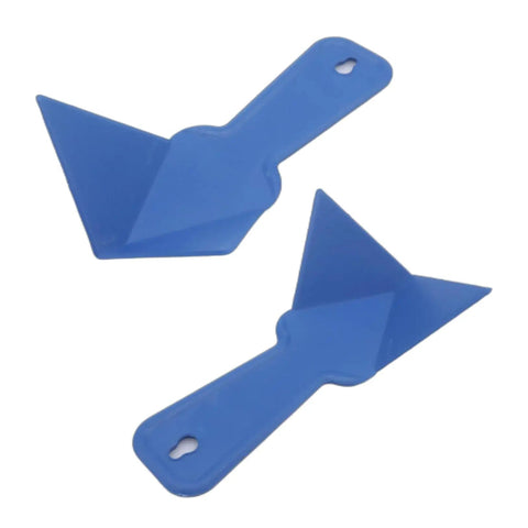 2 Pack 90 Degree Inside Corner Trowel For Drywall Mudding And Taping Plastic Slick Pro Grade Corner Finishing Tool 6.77 By 4.2 Inch
