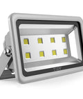 400W LED Flood Light Outdoor Beast Bright Daylight 6000K, 40000LM, aluminum housing, side view, IP66 Waterproof, Plug N Play