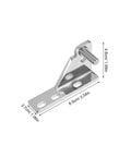 Heavy Duty Refrigerator Door Hinge Kit Zinc Alloy Four Pack For Busy Commercial Kitchens With Corrosion Resistance 8mm Axle For Freezer And Fridge Doors Low Noise Operation And Easy Maintenance. Zinc alloy hinge, 8.5cm x 2.7cm, 8mm axle