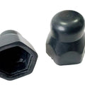 Rubber dust caps for Front Hub Motor Shaft Kit For E-Bikes And E-Scooters, 12mm Axle Lock Nut With Lock Washer And Nut Cap
