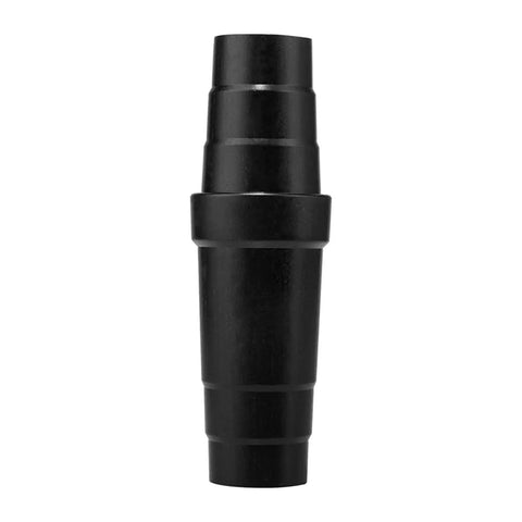 Upgrade Your Setup With This Five Piece Vacuum Hose Adapter Set black PP connector, boosts suction for dust collection systems.