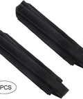 One Pair Bike Pedal Straps For Maximum Foot Grip On All Pedals, Black Toe Clip Straps, Reinforced Stitching, 2 PCS