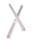 Built Tough 3030 Aluminum Profile Extrusion 2 Pack Anodized Rail For Cnc And 3D Printer Diy Builds Pro Level 500mm Frame Kit with precision grooves.