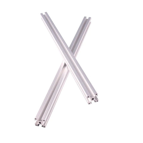 Built Tough 3030 Aluminum Profile Extrusion 2 Pack Anodized Rail For Cnc And 3D Printer Diy Builds Pro Level 500mm Frame Kit with precision grooves.
