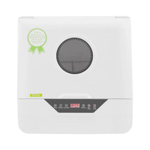 Compact Countertop Dishwasher With 800W Motor And 360 Spraying Arm, Portable Mini Kitchen Appliance Featuring Digital Panel