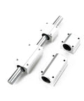 Premium Grade Rock Solid SCS Linear Ball Bearing Blocks For 8Mm And 12Mm Shafts showing smooth glide mechanism with metal rods.