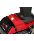 Half Inch Compact Cordless Drill Driver Kit featuring Rock Solid Metal Chuck and Carbide Teeth battery indicator and control panel.