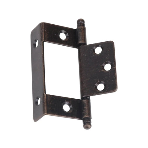 Antique Style Cabinet Drawer Door Butt Hinge Durable Metal Hardware For Cupboard Wooden Box And Furniture Easy Install