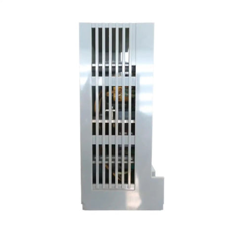 Side view of AC To DC Power Supply Unit For Modular Control Systems Panel Mount Plug And Play Ready Rugged Sealed In Box MRO Spare Part