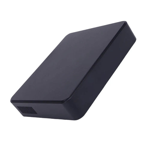 Heavy Duty Ups Power Supply With 10400Mah Portable Battery Backup, compact black unit for security cameras and routers.