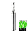 SHARPRO O-Flute Upcut Router Bit, 1/4 in shank, 1/8 in cutting diameter, carbide, single flute