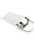 Super Secure Spring Loaded Latch Catch Toggle Locks Fit Sliding Doors And Windows 27mm By 63mm Heavy Duty Iron Hasps For Cabinet Furniture Hardware Setup Easy Install No More Jiggly Lids Just Right For Your Gear polished metal latch with ring handle
