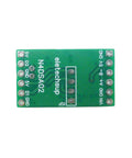 2 Channel Modbus Temperature Sensor Module with DS18B20 RS485 Adapter Board for PLCs and paperless recorders, N4DSA02, top view