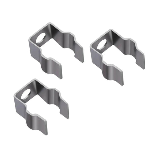 Kickin Ass Heavy Duty Replacement Side Brush Mount Clips For Shark IQ Vacuum Rock Solid Metal Hardware, set of three clips.