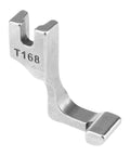 Industrial Beefed-Up Steel Presser Foot Replacement For Sewing Machines, Heavy Duty Zipper Foot, Universal Flat Bed, Fits Leather Laminated Fabric And Other Heavy Materials, Durable Spare Parts, T168 steel presser foot