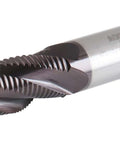 Accusize roughing end mill, 3/4 in dia with 3/4 in shank, 1-5/8 in flute length, TiAlN-coated M42 cobalt.