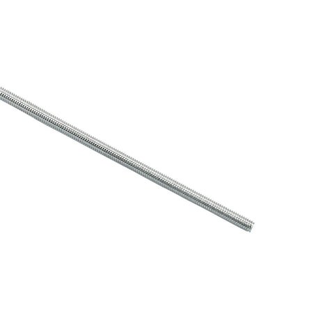 Heavy Duty 304 Stainless Steel M3 Threaded Rods 300mm long on a white background, showcasing their threads for DIY projects.