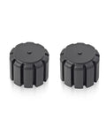 Fuel Tank Cushions For ATC And TRX Series Bikes Ready-To-Ride Tank Pad Set, two black cushions on white background