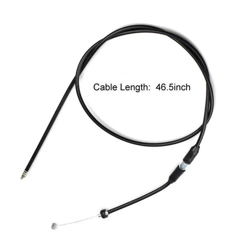 7/8 Inch Thumb Throttle Cable For ATV Quad Go Kart Pit Bike With 46.45 Inch Inner Cable And 22mm Handlebar Fitment, Accelerator Control Assembly For Most 50cc To 250cc Chinese ATVs With 7/8 Inch Bars