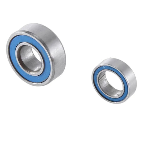 Beefed-Up Tamiya MF-01X RC Car Compatible Sealed Bearing Kit 24pcs Upgrade Parts For Reliable Transmission And Power Transfer Precision Machined For Higher Hardness And Durable Performance, blue sealed steel bearings