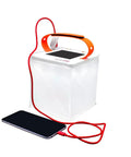 Your Go To Quick Inflate 2 In 1 Solar Lantern And Phone Charger For Camping Hiking And Travel Rechargeable LED Light cube and phone