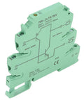 Compact NPN PNP PLC Level Converter For Sensor IO MRI 24TR INV Style Polar IO Compatible, flame retardant, DIN rail mount