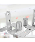 Heavy Duty 270 Degree Stainless Steel Invisible Door Hinge Set for doors, durable revolving hinge with 3mm thick build