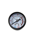 Air Compressor Pressure Gauge Quarter Inch Thread 0 To 180 PSI 0 To 12 Bar Manometer display dial with clear readings