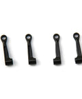 Main Pitch Control Arm Set For M1 V3 Pro RC Helicopter, Swashplate To Blade Grip Linkage, CNC Aluminum Replacement With Bearings, Rigid Construction, OEM OSHM1239 Direct Fit, four black arms