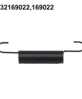 Replacement Idler Pulley Return Spring For Lawn Mower Deck 80mm Total Length Metal Construction Heavy Duty 532169022 169022