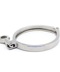 QiiMii 4-inch stainless steel tri-clamp with wing nut; single-pin heavy-duty ferrule clamp
