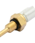 Engine Coolant Temperature Sensor Temp Switch Sender Straight Up Replacement for Vehicle Cooling Systems, brass body, plug-and-go design.