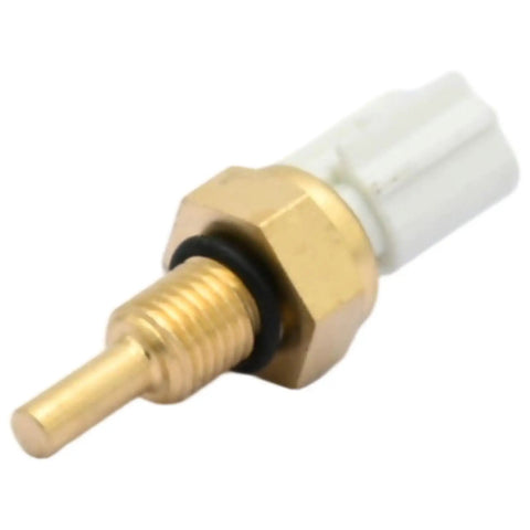 Engine Coolant Temperature Sensor Temp Switch Sender Straight Up Replacement for Vehicle Cooling Systems, brass body, plug-and-go design.