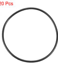 20 Pcs Nitrile Rubber O Rings Heavy Duty 30mm Outside Diameter 28mm Inside Diameter 1mm Cross Section 70A Durometer Sealing Gasket