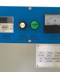 Control panel of Heavy Duty Screen Printing Conveyor Dryer 220V 4800W With 5.9 Ft By 25.6 In Belt, showing dials and indicators