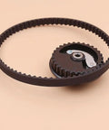 Upgrade Your Lawn Mower With This Solid Timing Belt Camshaft Pulley Kit For GX25 And GX 25 Four Stroke Engines That Keeps Things Running Smooth Without Breaking The Bank. black timing belt and camshaft pulley kit for GX25 four-stroke mower engine