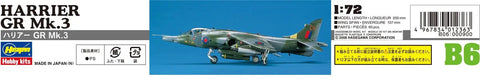 Sea Harrier Gr Mk 3 1:72 Scale Model Kit with decals and instructions, detailed cockpit and landing gear package