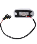 Back view of Cab Roof Top Marker Lights for 2014 to 2023 Dodge Ram ProMaster with OE socket and halogen bulb, wiring visible.
