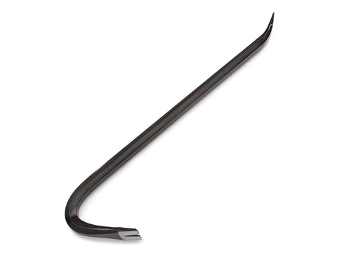 Gooseneck Wrecking Bar 18 Inch Beefy Heavy Duty Crowbar With Nail Puller And Chisel Ends Extra Strength Drop Forged Steel Pry Bar
