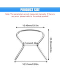 Eight Pack Car Window Crank Retainer Clips Kit size chart with measurements 20.32mm x 15.49mm fits Dodge Ram and more