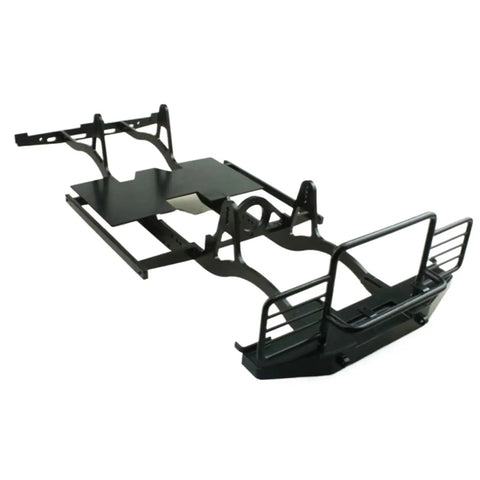 Beefy One Tenth Scale RC Car Chassis Frame Kit For TH17932 Durable Metal Crawler Chassis Rail Bumper D90 Look Easy Bolt On Install Off Road DIY Upgrade For Rugged RC Vehicles