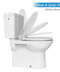 Round Toilet Seat With Built In Toddler Seat For Potty Training Fits Adults And Kids Slow Close Quiet Lid With Magnets
