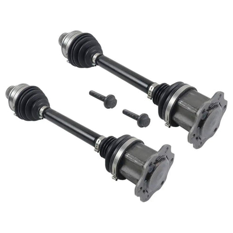Front CV Axle Shaft Assembly Replacement For 2013-2017 Q5 2.0L 3.0L Left And Right Plug-and-Play Direct Fit Aftermarket Half Shaft Kit